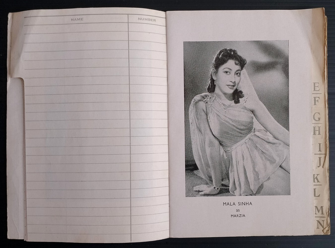 (AOP) India 1957 pictorial promotional dairy NAUSHERWAN E ADIL Telephone Dairy