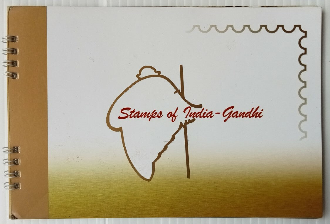 AOP Stamps of India - GANDHI - book about the stamps - no stamps in the book