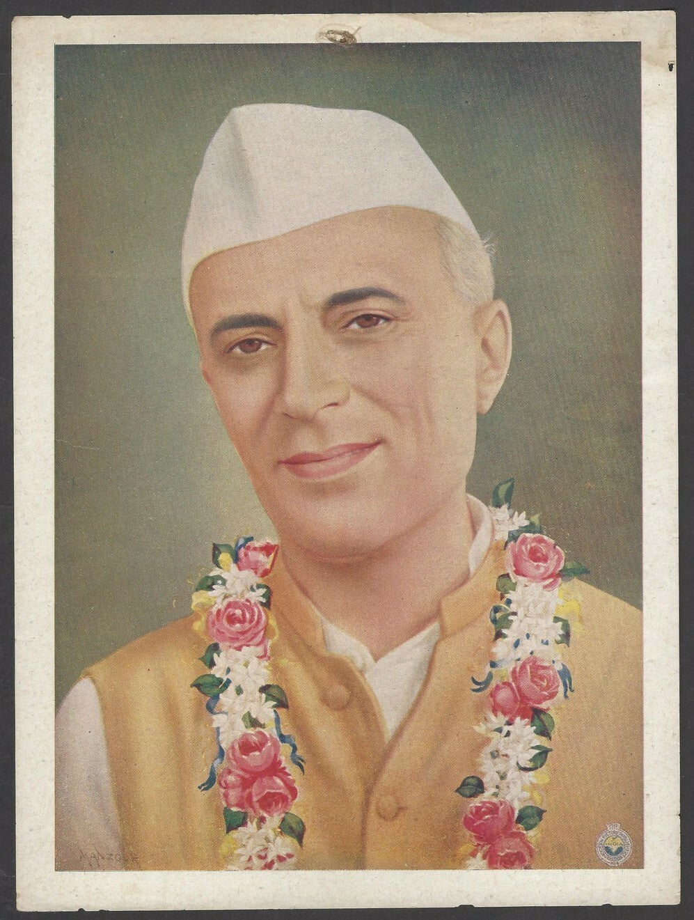 India 1940s patriotic posters Gandhi Nehru Bose Flag (7)