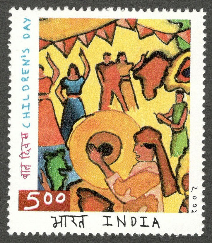 AOP India 2002 National Children's Day MNH