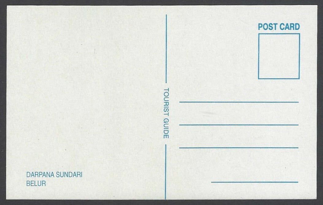 AOP India ARCHITECTURAL VIEWS OF BELUR packet of 10 picture postcards