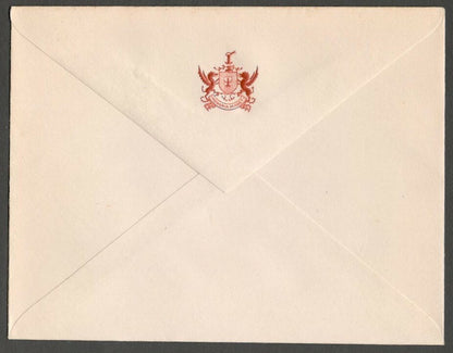 AOPIMT India Chhota Udepur State Rewa Kantha crested envelope Coat of Arms