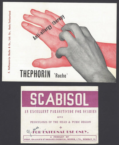 India 1940s to 1950s medical advertisements & merchandise (124) ZAZ