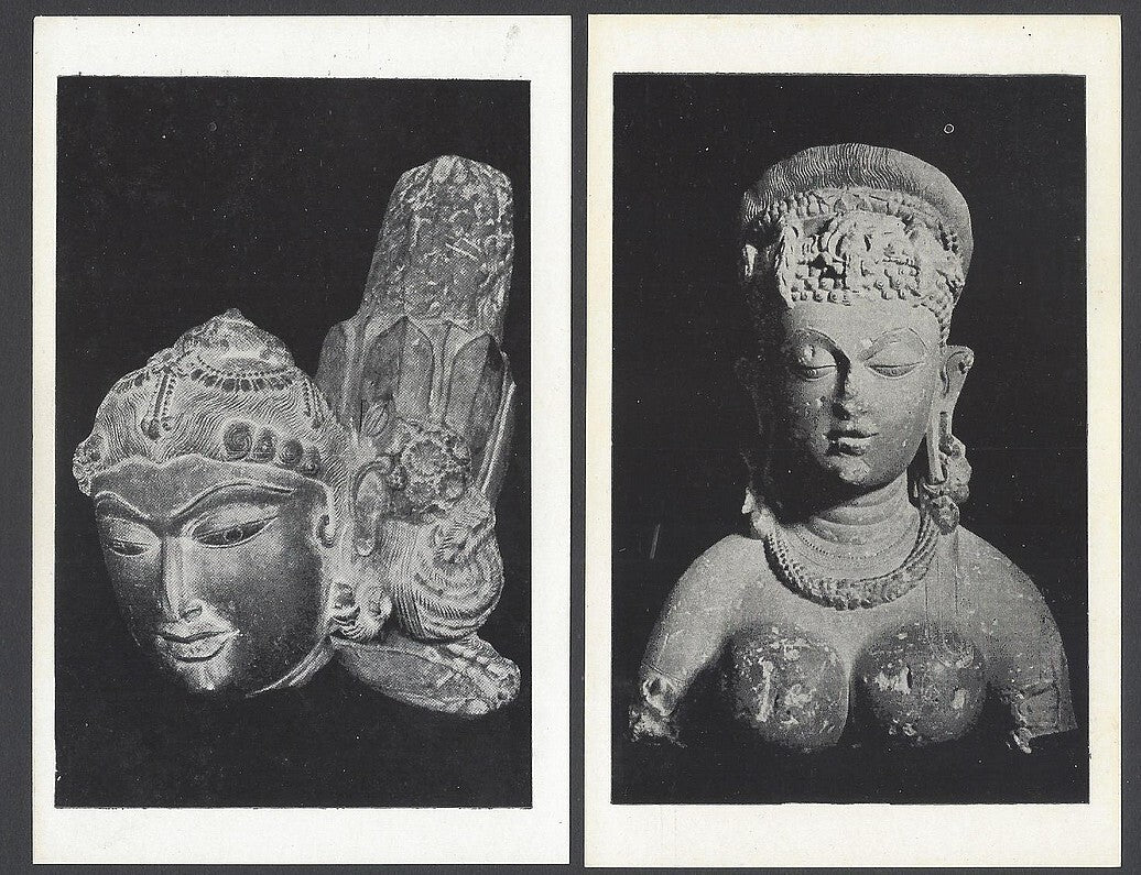 AOP India Sculpture vintage postcards (5)