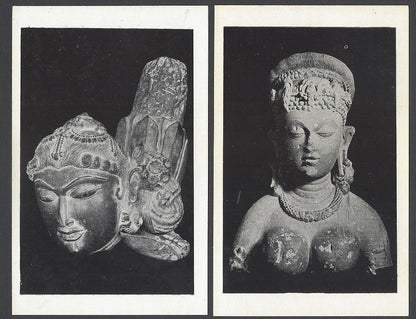 AOP India Sculpture vintage postcards (5)