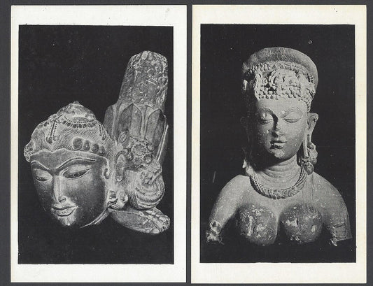 AOP India Sculpture vintage postcards (5)