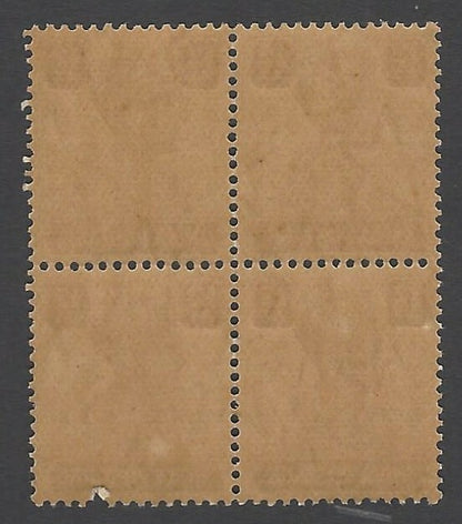 India 1940-3 KGVI 12a MNH block of 4 SG £52.00