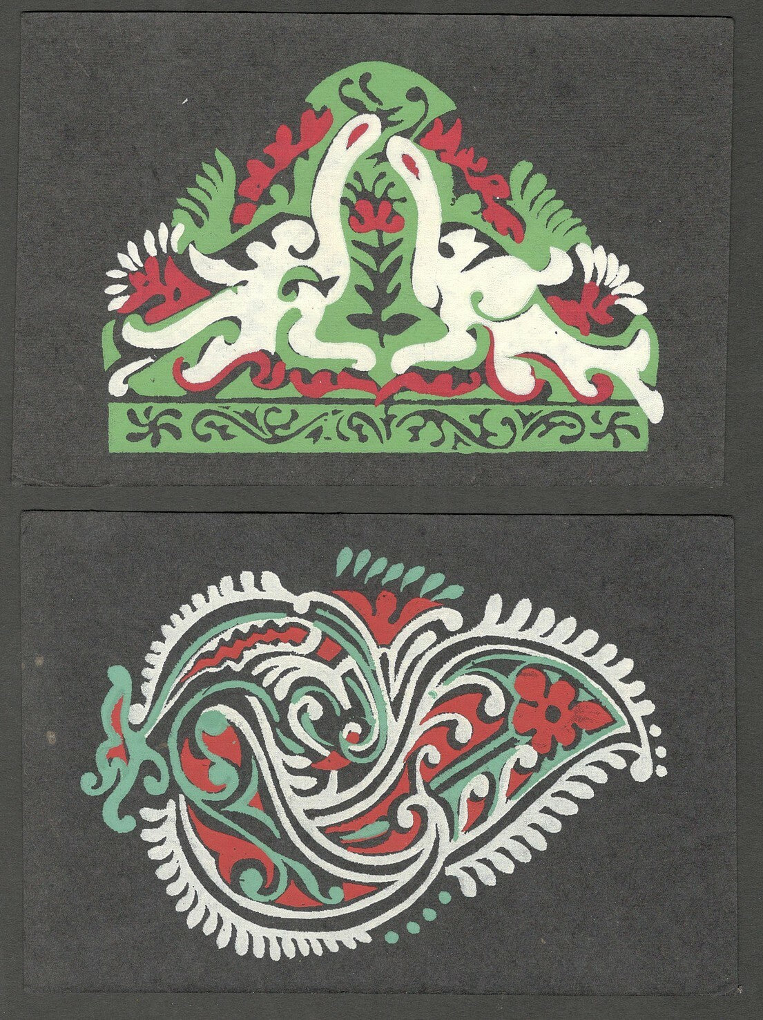 AOP India vintage postcards ORNAMENTAL DESIGN (10)