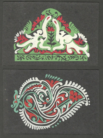 AOP India vintage postcards ORNAMENTAL DESIGN (10)