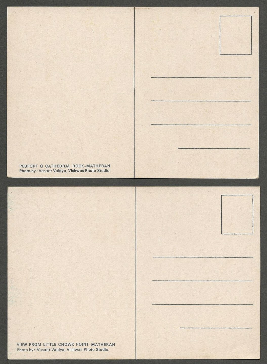AOP India Matheran vintage postcards (8)