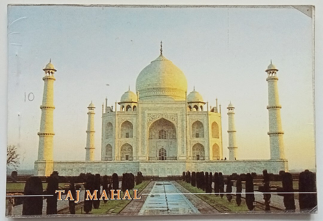 India - Taj Mahal vintage booklet of 10 postcards