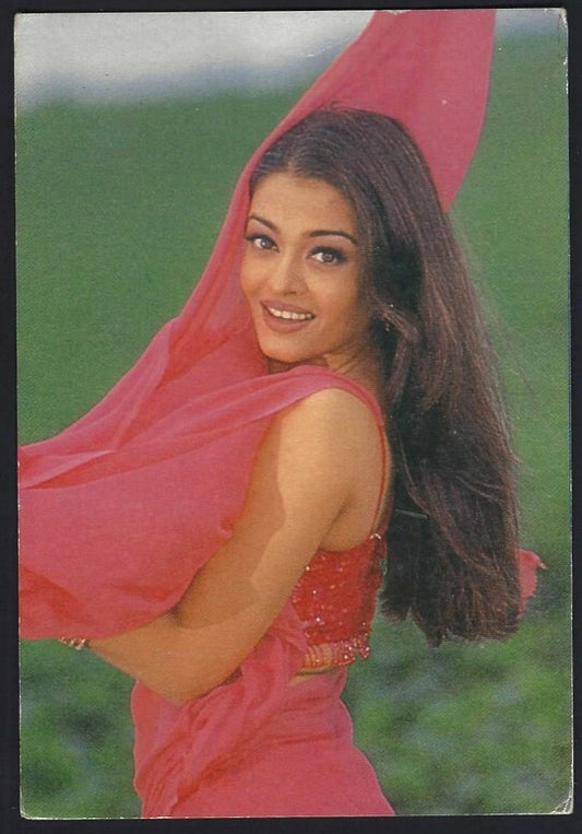AOP India Bollywood AISHWARYA RAI vintage postcard 