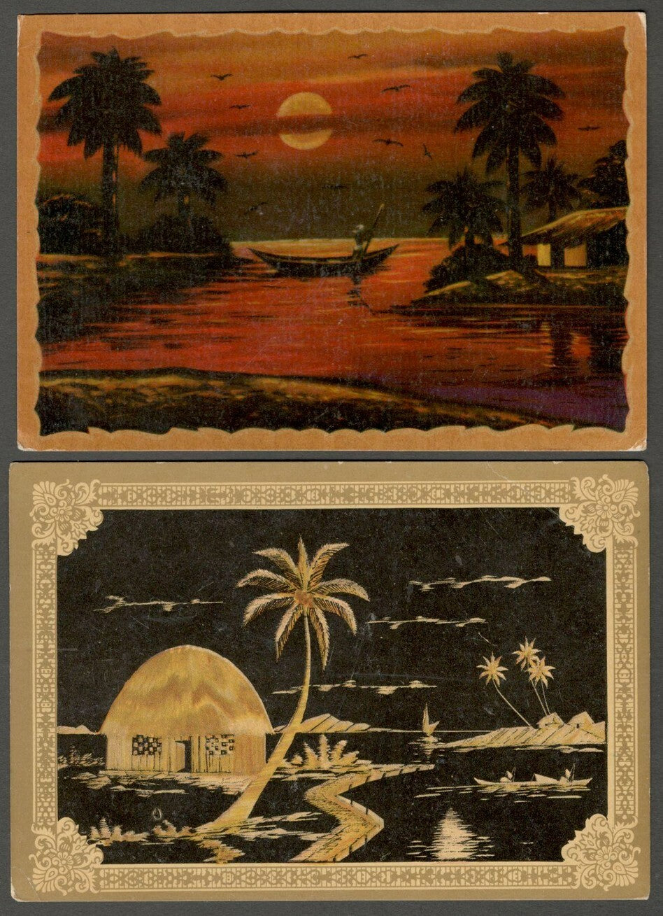 AOP India old postcards, Greetings, etc. (11)
