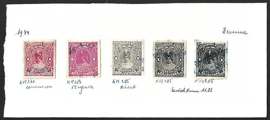 AOP India BANSWARA STATE revenue stamps (5)