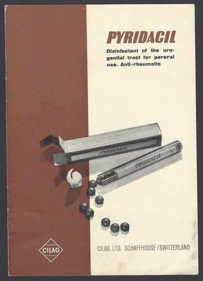 India 1940s to 1950s CILAG medical advertisement brochures (14) ZAZ