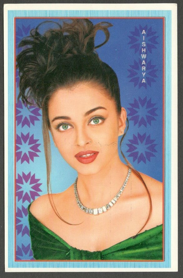AOP India Bollywood vintage postcard AISHWARYA RAI
