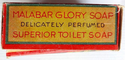 India vintage Malabar Glory Soap with box