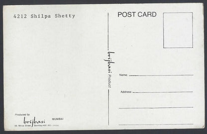 AOP India Bollywood SHILPA SHETTY vintage postcard 