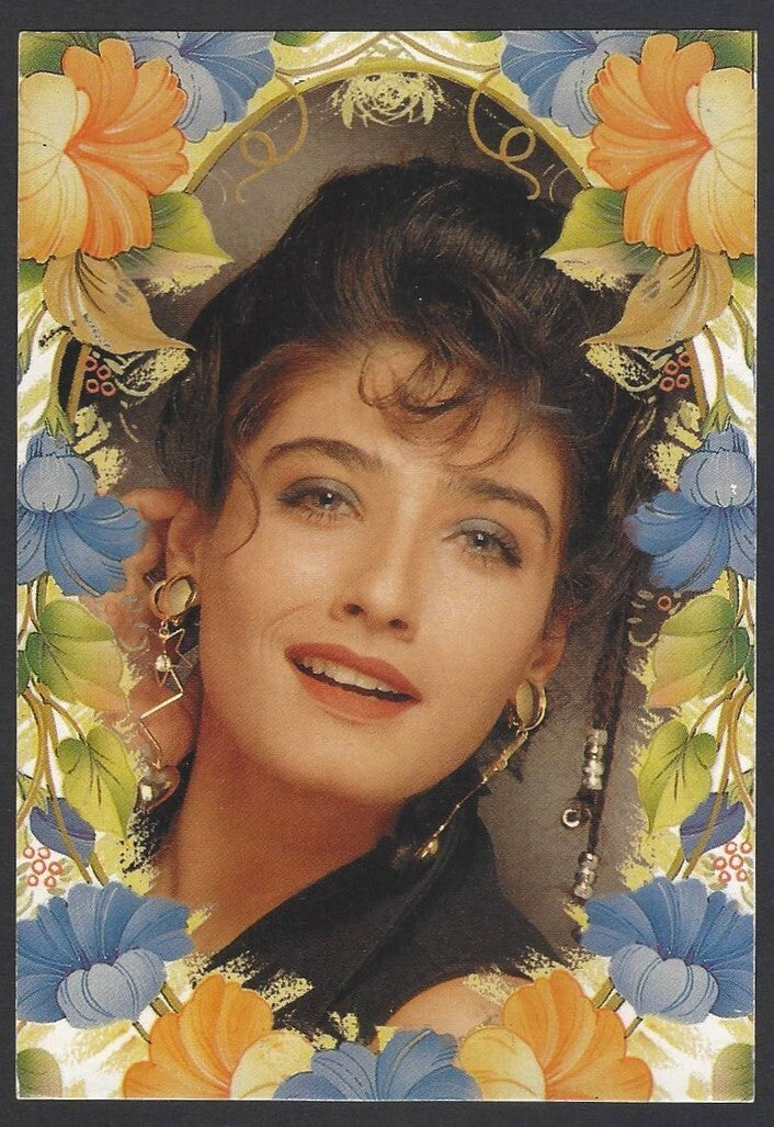 AOP India Bollywood vintage postcard RAVEENA TANDON