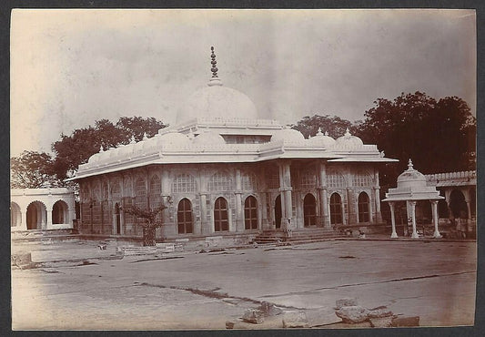 India vintage 1890’s photo Mausoleum 10cm x 15cm