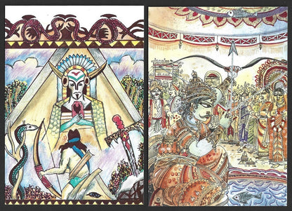 India 2006 Children's Day set of 4 maxi cards in folder
