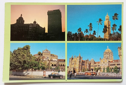 (AOP) India vintage uncut blocks of 4 postcards ( 6 x 4 = 24)