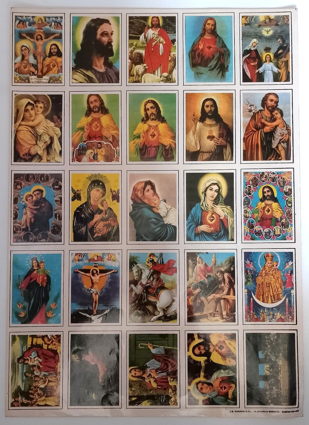 AOP India Christian poster multiverse JESUS 31x43cm R