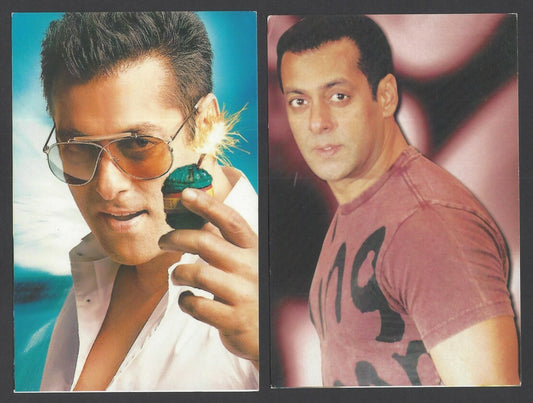 India BOLLYWOOD Salman Khan postcards x 8