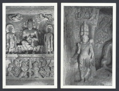 AOP India KANHERI CAVES set of 15 vintage postcards