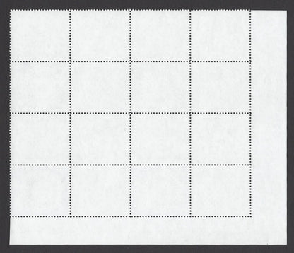 India 2009 Greetings se-tenant block of 16 MNH