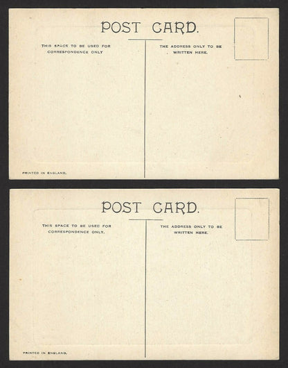 India Calcutta vintage postcard series x 10