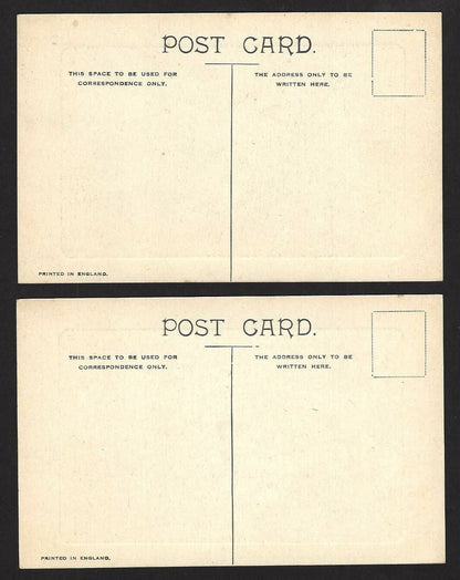India Calcutta vintage postcard series x 10