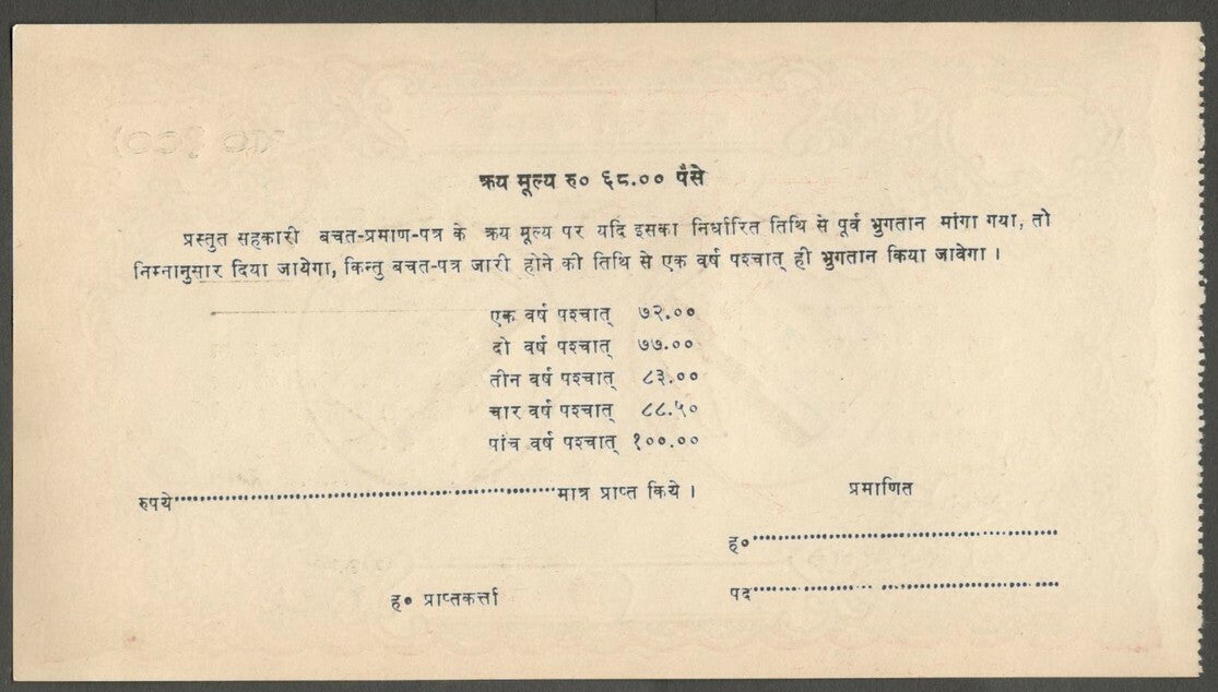 AOP India Allahabad Kendriya Sahakari Bank 5 year Savings note (3)