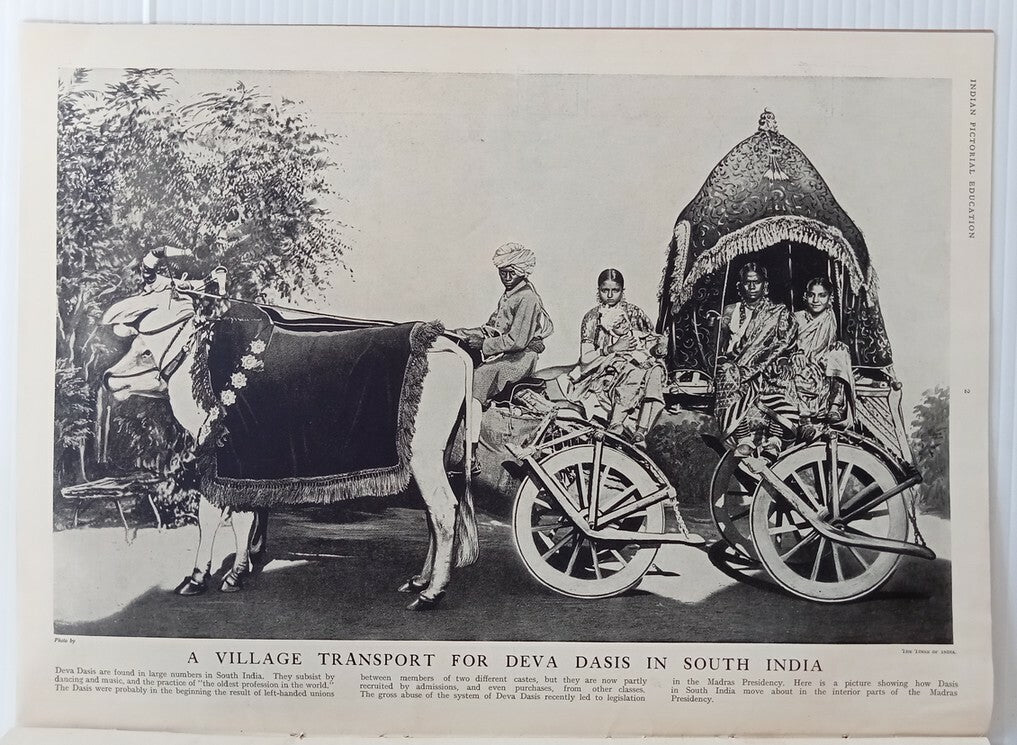 INDIAN PICTORAL EDUCATION 1929.30 Voll.1 No.2 Malabar Valan , Dasis, Chilum