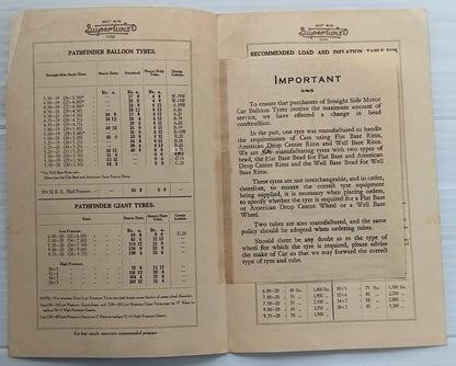 AOP india Feb 1935 GOODYEAR India Tyres Price List