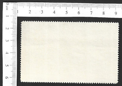 Vintage OVERLAND TO INDIA poster stamp - AT THE BORDER OF THE DESERT zaz