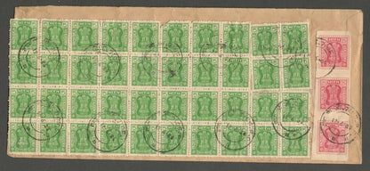 AOP India Officials x 43 on registered FPO cover