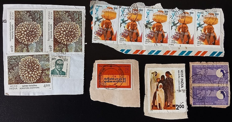 India unpicked on paper commemorative mix (200)