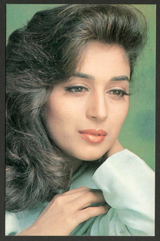 AOP India Bollywood MADHURI DIXIT vintage postcard
