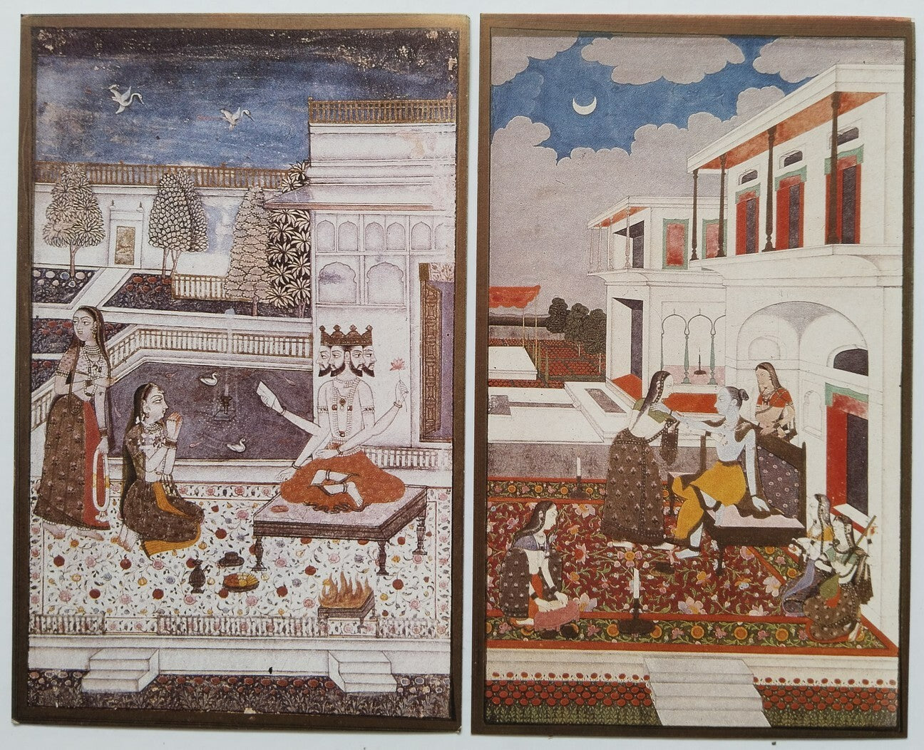 AOP INDIA packet of 10 vintage DECCANESE ART postcards