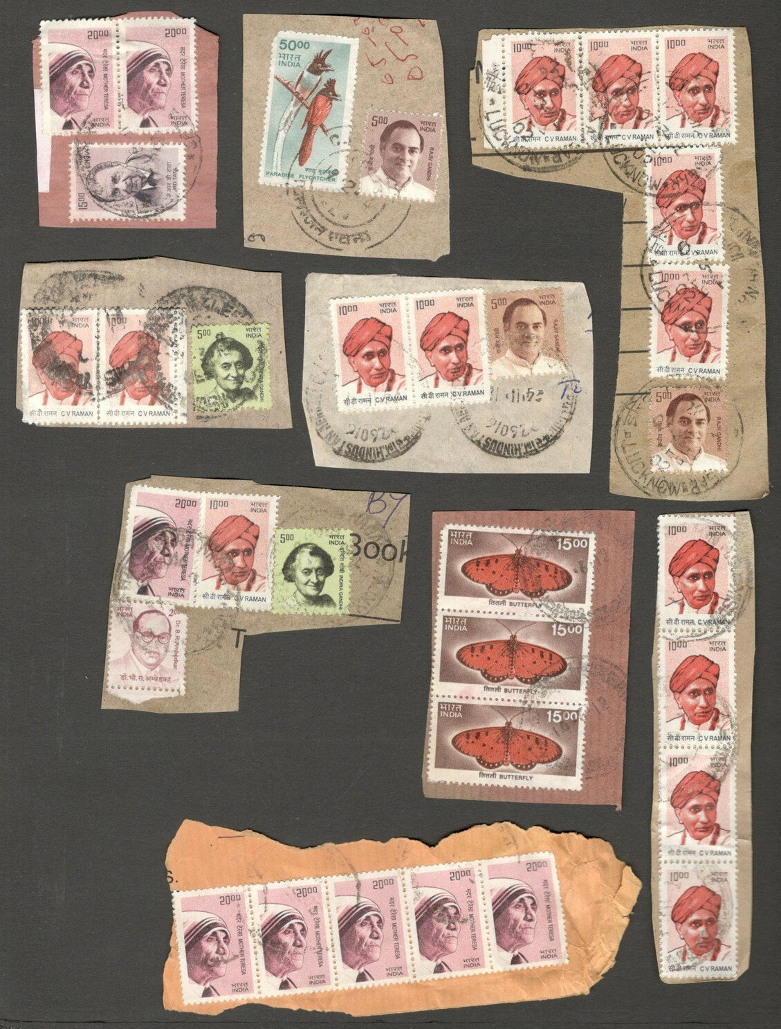 AOP India on paper mix including much high values 350+