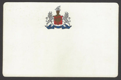 India Bhavnagar State The Jashonath Temple 1940's View Card with state crest