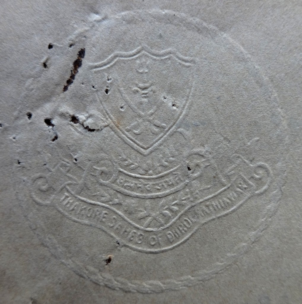India Dhrol State crested Letter 1946