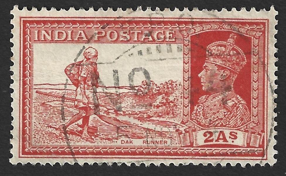 India KGVI 1937 2a Dak Runner canc. FPO 44 MOSUL, Iraq