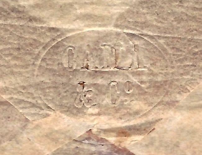 India 1857 cover with Opium Trader Cama & Co seal