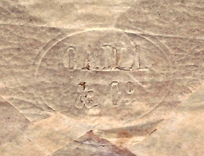 India 1857 cover with Opium Trader Cama & Co seal