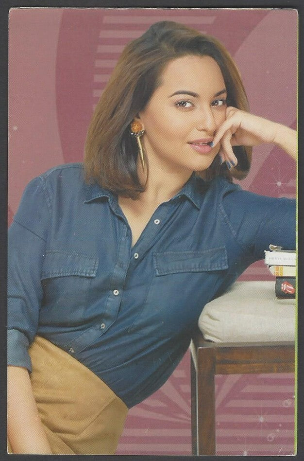 AOP India Bollywood vintage postcard SONAKSHI SINHA