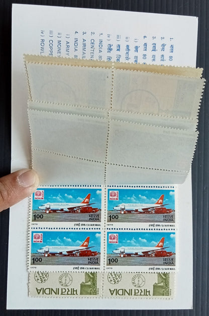 India 1980 post office booklet MNH