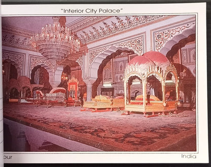 (AOP) India booklet of 12 vintage postcards JAIPUR