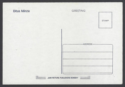 AOP India Bollywood  DIA MIRZA vintage postcard
